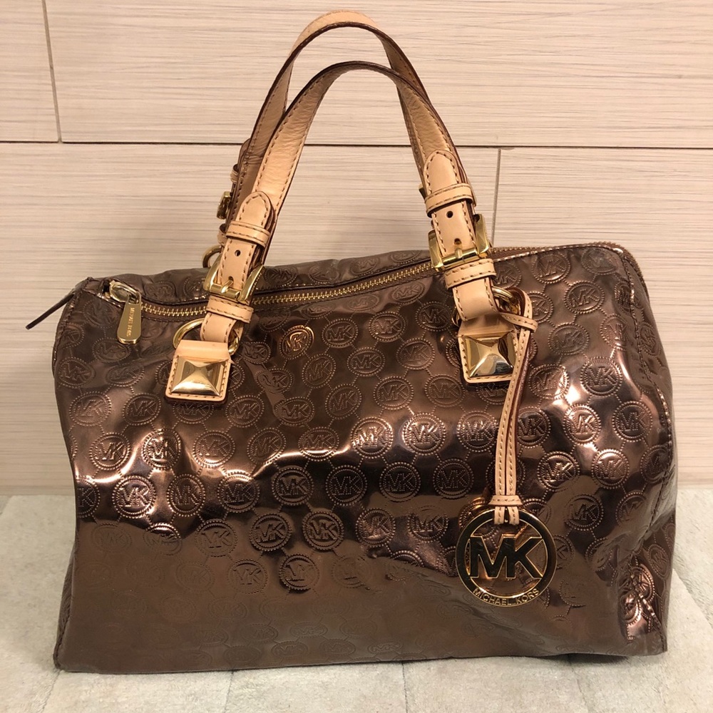 Michael Kors Authentic Metallic Handbag